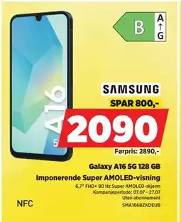 POWER Galaxy A16 5G 128 GB, NOK 2090 tilbud