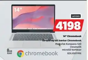 POWER 14 Chromebook, NOK 4198 tilbud