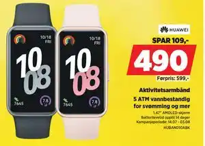POWER Aktivitetsarmbånd, NOK 490 tilbud