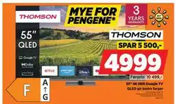 POWER 55 4K HDR Google TV, NOK 4999 tilbud