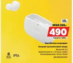 POWER True Wireless ørepropper, NOK 490 tilbud