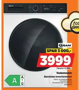POWER Vaskemaskin, NOK 3999 tilbud