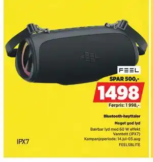 POWER Bluetooth-høyttaler, NOK 1498 tilbud