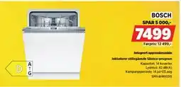 POWER Integrert oppvaskmaskin, NOK 7499 tilbud