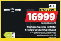 POWER Induksjonstopp med ventilator, NOK 16999 tilbud