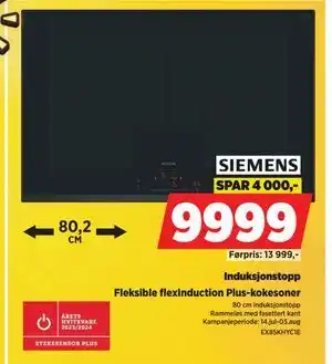 POWER Induksjonstopp, NOK 9999 tilbud