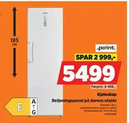POWER Kjøleskap, NOK 5499 tilbud