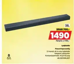 POWER Lydplanke, NOK 1490 tilbud