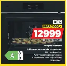 POWER Integrert stekeovn, NOK 12999 tilbud