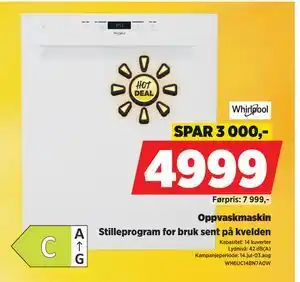 POWER Oppvaskmaskin, NOK 4999 tilbud