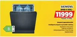 POWER Integrert oppvaskmaskin, NOK 11999 tilbud
