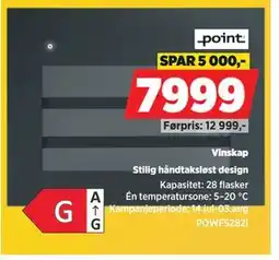 POWER Vinskap, NOK 7999 tilbud