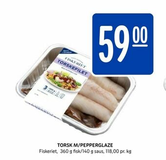 Rema 1000 Torsk m/pepperglaze tilbud