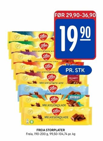 Rema 1000 Freia storplater tilbud