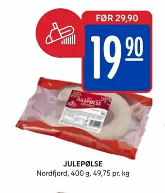 Rema 1000 Julepølse tilbud