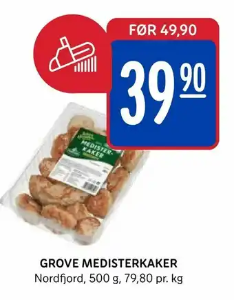 Rema 1000 Grove medisterkaker tilbud