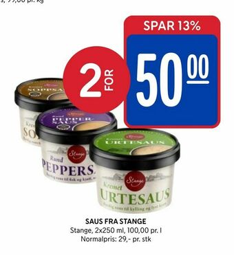 Rema 1000 Saus fra stange tilbud