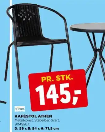 jem & fix KAFÉSTOL ATHEN tilbud