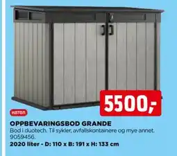 jem & fix OPPBEVARINGSBOD GRANDE tilbud