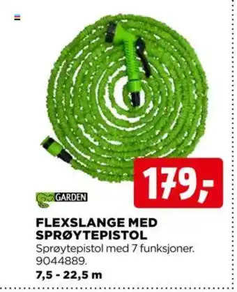 jem & fix FLEXSLANGE MED SPRØYTEPISTOL tilbud