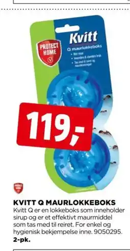 jem & fix KVITT Q MAURLOKKEBOKS tilbud