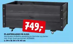 jem & fix PLANTEKASSE PÅ HJUL tilbud