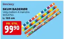 jem & fix Bestway SKUM BADERØR Velg mellom 4 mønstre. 9054750. tilbud