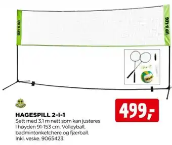 jem & fix HAGESPILL 2-1-1 tilbud