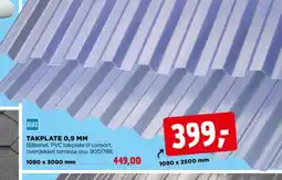 jem & fix TAKPLATE 0,9 MM tilbud