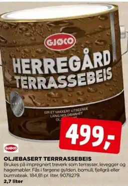 jem & fix OLJEBASERT TERRRASSEBEIS tilbud