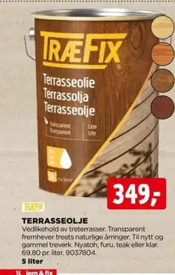 jem & fix TERRASSEOLJE tilbud