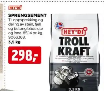 jem & fix SPRENGSEMENT tilbud