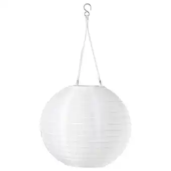 IKEA Solvinden led solcdr pendellampe, utendørs/globe hvit, 30 cm tilbud
