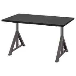 IKEA IdÅsen Skrivebord, svart/mørk grå, 120x70 cm tilbud