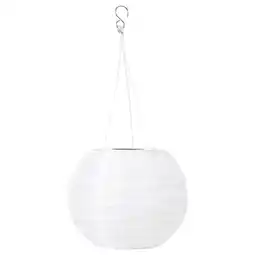 IKEA Solvinden led solcdr pendellampe, utendørs/globe hvit, 22 cm tilbud