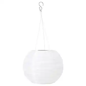 IKEA Solvinden led solcdr pendellampe, utendørs/globe hvit, 22 cm tilbud