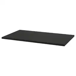 IKEA IdÅsen Bordplate, svart, 120x70 cm tilbud