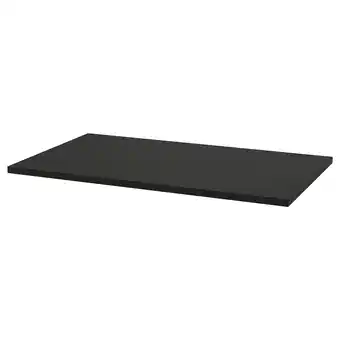 IKEA IdÅsen Bordplate, svart, 120x70 cm tilbud