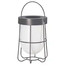IKEA Solvinden Bordlampe, solcelledrevet/grå, 18 cm tilbud