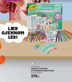 Lekia CRAYOLA COLOURS OF KINDNESS KUNSTVESKE, NOK 379 tilbud