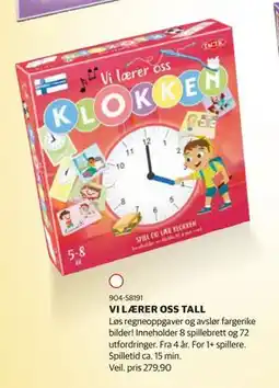 Lekia VI LÆRER OSS TALL, NOK 229.9 tilbud