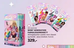 Lekia WOW GENERATION FARGELEGGINGSSETT, NOK 329 tilbud