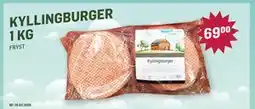 Holdbart Kyllingburger 1 kg, NOK 69 tilbud