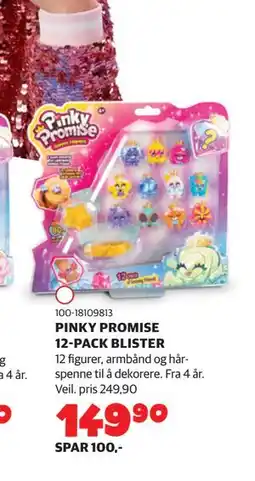 Lekia PINKY PROMISE 12-PACK BLISTER, NOK 149.9 tilbud