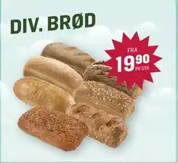 Holdbart Div. brød tilbud