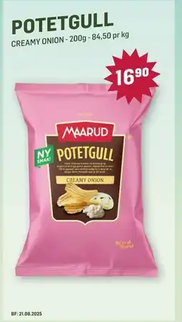 Holdbart Potetgull, NOK 16.9 tilbud