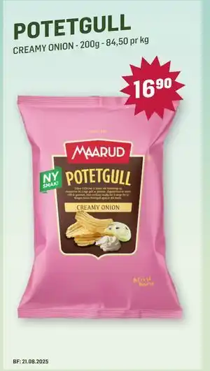 Holdbart Potetgull, NOK 16.9 tilbud