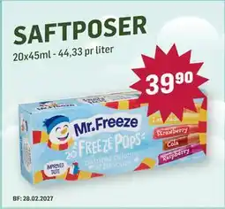 Holdbart Saftposer, NOK 39.9 tilbud