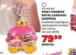 Lekia PINKY PROMISE ROYAL CARRIAGE SURPRISE, NOK 79.9 tilbud