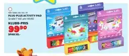 Lekia PLUS-PLUS ACTIVITY PAD, Medlemspris tilbud